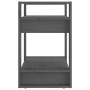 Estantería/divisor de espacios madera pino gris 60x35x57 cm de vidaXL, Librerías y estanterías - Ref: Foro24-813876, Precio: ...
