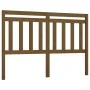 Honey brown solid pine wood bed headboard 166x4x100 cm by vidaXL, Headboards and footboards - Ref: Foro24-814107, Price: 54,4...