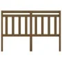 Honey brown solid pine wood bed headboard 166x4x100 cm by vidaXL, Headboards and footboards - Ref: Foro24-814107, Price: 54,4...