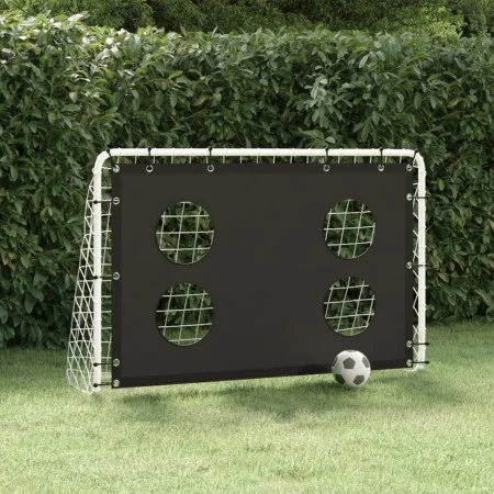 Portería con red de entrenamiento acero 184x61x122 cm de vidaXL, Porterías de fútbol - Ref: Foro24-93376, Precio: 68,26 €, De...