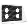 Portería con red de entrenamiento acero 184x61x122 cm de vidaXL, Porterías de fútbol - Ref: Foro24-93376, Precio: 68,26 €, De...