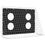 Portería con red de entrenamiento acero 184x61x122 cm de vidaXL, Porterías de fútbol - Ref: Foro24-93376, Precio: 69,41 €, De...