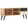 Mueble para TV de madera maciza de mango 115x30x47 cm en Muebles TV | Comprar online en Foru.es