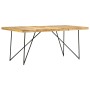 Mesa de comedor de madera maciza de mango 180x90x76 cm en Mesas de comedor | Comprar online en Foru.es
