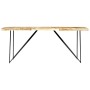Mesa de comedor de madera maciza de mango 180x90x76 cm en Mesas de comedor | Comprar online en Foru.es