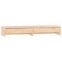 Soporte para monitor madera maciza de pino 100x27x15 cm de vidaXL, Bases y elevadores para ordenadores - Ref: Foro24-813959, ...