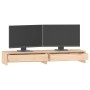 Soporte para monitor madera maciza de pino 100x27x15 cm de vidaXL, Bases y elevadores para ordenadores - Ref: Foro24-813959, ...
