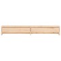 Soporte para monitor madera maciza de pino 100x27x15 cm de vidaXL, Bases y elevadores para ordenadores - Ref: Foro24-813959, ...