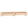 Soporte para monitor madera maciza de pino 100x27x15 cm de vidaXL, Bases y elevadores para ordenadores - Ref: Foro24-813959, ...