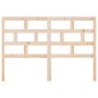 Cabecero de cama madera maciza de pino 141x4x100 cm de vidaXL, Cabeceros y pies de cama - Ref: Foro24-814189, Precio: 47,96 €...