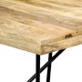 Mesa de comedor de madera maciza de mango 180x90x76 cm en Mesas de comedor | Comprar online en Foru.es