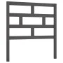 Solid gray pine wood bed headboard 106x4x100 cm by vidaXL, Headboards and footboards - Ref: Foro24-814181, Price: 36,12 €, Di...