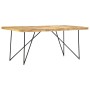 Mesa de comedor de madera maciza de mango 180x90x76 cm en Mesas de comedor | Comprar online en Foru.es