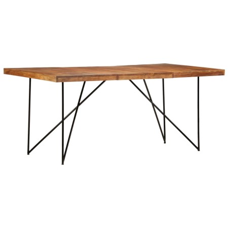 Mesa de comedor de madera maciza de acacia 180x90x76 cm en Mesas de comedor | Comprar online en Foru.es