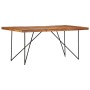 Mesa de comedor de madera maciza de acacia 180x90x76 cm en Mesas de comedor | Comprar online en Foru.es