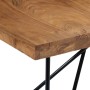 Mesa de comedor de madera maciza de acacia 180x90x76 cm en Mesas de comedor | Comprar online en Foru.es