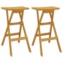 Set de bar plegable 3 piezas madera maciza de teca de vidaXL, Conjuntos de jardín - Ref: Foro24-3100777, Precio: 361,77 €, De...