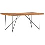 Mesa de comedor de madera maciza de acacia 180x90x76 cm en Mesas de comedor | Comprar online en Foru.es