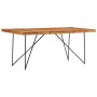 Mesa de comedor de madera maciza de acacia 180x90x76 cm en Mesas de comedor | Comprar online en Foru.es
