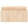 Soporte para monitor madera maciza de pino 70x27,5x15 cm de vidaXL, Bases y elevadores para ordenadores - Ref: Foro24-813964,...