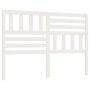 Cabecero de cama madera maciza de pino blanco 141x4x100 cm de vidaXL, Cabeceros y pies de cama - Ref: Foro24-814140, Precio: ...