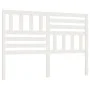 Cabecero de cama madera maciza de pino blanco 141x4x100 cm de vidaXL, Cabeceros y pies de cama - Ref: Foro24-814140, Precio: ...