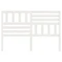 Cabecero de cama madera maciza de pino blanco 141x4x100 cm de vidaXL, Cabeceros y pies de cama - Ref: Foro24-814140, Precio: ...