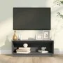 Mueble de TV de madera maciza de pino gris 90x35x35 cm de vidaXL, Muebles TV - Ref: Foro24-813831, Precio: 49,79 €, Descuento: %