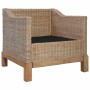 Sillón con cojines ratán natural en Sillones | Comprar online en Foru.es