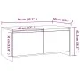 Mesa de centro madera de ingeniería marrón roble 90x50x41,5 cm de vidaXL, Mesas de centro - Ref: Foro24-813031, Precio: 45,12...
