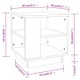 Mesa de centro madera contrachapada roble marrón 40x40x43 cm de vidaXL, Mesas de centro - Ref: Foro24-813091, Precio: 33,89 €...