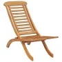 Silla de jardín plegable madera maciza de teca 50x90x69 cm de vidaXL, Sillas de jardín - Ref: Foro24-319163, Precio: 149,91 €...