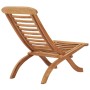Silla de jardín plegable madera maciza de teca 50x90x69 cm de vidaXL, Sillas de jardín - Ref: Foro24-319163, Precio: 152,41 €...