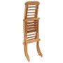 Silla de jardín plegable madera maciza de teca 50x90x69 cm de vidaXL, Sillas de jardín - Ref: Foro24-319163, Precio: 152,41 €...