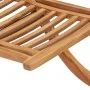 Silla de jardín plegable madera maciza de teca 50x90x69 cm de vidaXL, Sillas de jardín - Ref: Foro24-319163, Precio: 149,91 €...