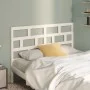 Solid white pine wood bed headboard 166x4x100 cm by vidaXL, Headboards and footboards - Ref: Foro24-814205, Price: 43,50 €, D...
