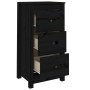 Aparadores 2 uds madera maciza de pino negro 40x35x80 cm de vidaXL, Aparadores - Ref: Foro24-813748, Precio: 121,23 €, Descue...