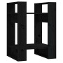 Estantería/divisor de espacios madera pino negro 41x35x57 cm de vidaXL, Librerías y estanterías - Ref: Foro24-813858, Precio:...
