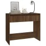 Mesa consola madera de ingeniería marrón roble 89x41x76,5 cm de vidaXL, Mesas auxiliares - Ref: Foro24-813001, Precio: 49,82 ...