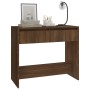 Mesa consola madera de ingeniería marrón roble 89x41x76,5 cm de vidaXL, Mesas auxiliares - Ref: Foro24-813001, Precio: 50,09 ...