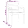 Juego de comedor para jardín 5 piezas madera maciza de teca de vidaXL, Conjuntos de jardín - Ref: Foro24-3100787, Precio: 711...