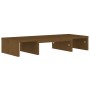 Soporte de monitor madera maciza pino marrón miel 60x24x10,5 cm de vidaXL, Muebles TV - Ref: Foro24-813937, Precio: 22,19 €, ...