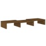 Soporte de monitor madera maciza pino marrón miel 60x24x10,5 cm de vidaXL, Muebles TV - Ref: Foro24-813937, Precio: 22,19 €, ...