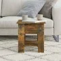 Eiche geräuchert Holzwerkstoff Couchtisch 40x40x42 cm von vidaXL, Couchtisch - Ref: Foro24-813080, Preis: 32,25 €, Rabatt: %