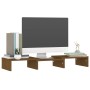 Soporte de monitor madera maciza pino marrón miel 60x24x10,5 cm de vidaXL, Muebles TV - Ref: Foro24-813937, Precio: 22,19 €, ...