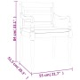 Juego comedor de jardín 7 piezas con cojines madera maciza teca de vidaXL, Conjuntos de jardín - Ref: Foro24-3100792, Precio:...