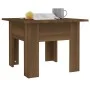 Mesa de centro madera contrachapada marrón roble 55x55x42 cm de vidaXL, Mesas de centro - Ref: Foro24-813070, Precio: 36,42 €...