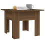 Mesa de centro madera contrachapada marrón roble 55x55x42 cm de vidaXL, Mesas de centro - Ref: Foro24-813070, Precio: 36,89 €...