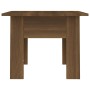Mesa de centro madera contrachapada marrón roble 55x55x42 cm de vidaXL, Mesas de centro - Ref: Foro24-813070, Precio: 36,89 €...