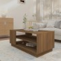 Mesa de centro madera de ingeniería marrón roble 102x55x43 cm de vidaXL, Mesas de centro - Ref: Foro24-813085, Precio: 54,93 ...